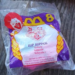 McDonald’s 1994 Vintage Animaniacs #8 Hip Hippos Vehicle Collectible Toy