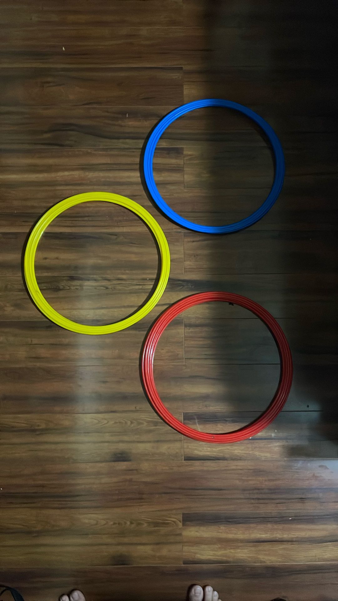 Agility Rings, Red,blue,yellow 16in Diameter