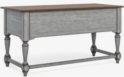 Flexsteel Plymouth Distressed Graywash Writing Desk