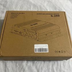 S-299 Mini 4.1 Audio Stereo  Amplifier BT Portable Car and Home