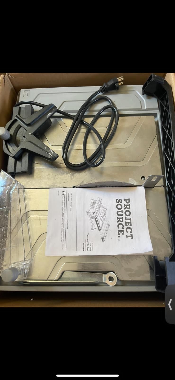 7" Table Top Tile Saw