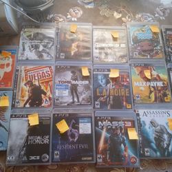 Ps3  17 Games For $40 Dollars