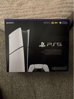 PS5 slim digital (opened to test run it) brand new