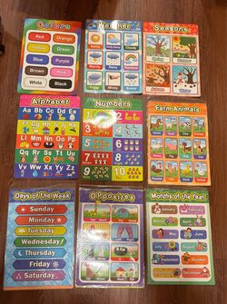 (9) Preschool posters