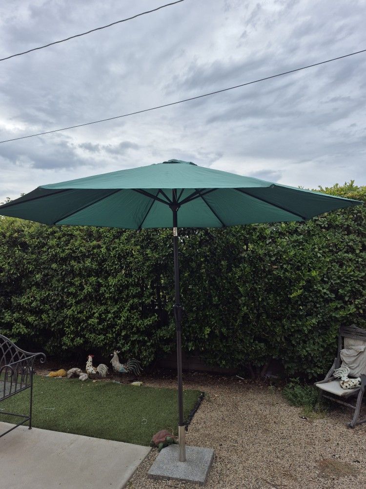 10" FT Market Umbrella Patio Color: Dark Green Base Not Included