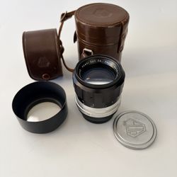 ASAHI Pentax Auto TAKUMAR 105mm F/2.8 for M42 w/ Metal Screw in Lens Hood