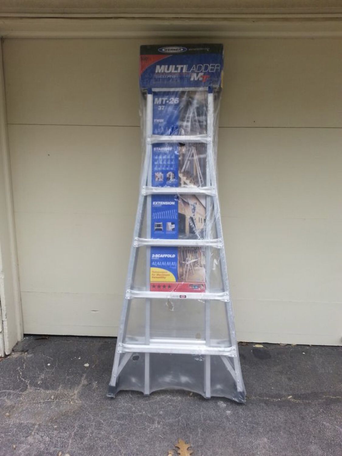 New - Werner 26 Foot Telescoping Multi Position Ladder