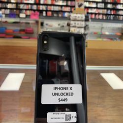 iPhone X (unlocked) 64GB 