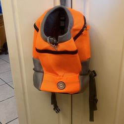 Pet Backpack Carrier Padded Shoulder 