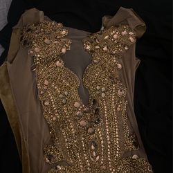 Gold Dress