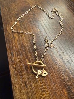 Key and lock necklace