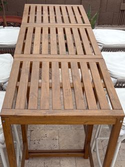 Three IKEA NÄMMARÖ Bar Tables