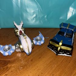 Skylanders Superchargers Air Land Vehicle Lot - Shield Striker & Jet Stream