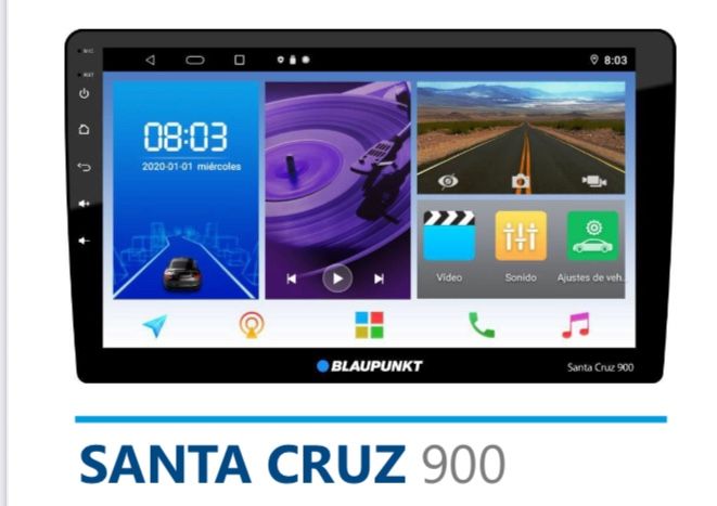 10.1 touchscreen Santa Cruz