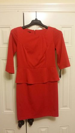 New red dress with tag
