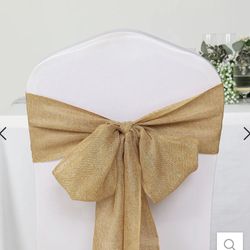  Burlap Chair Sashes