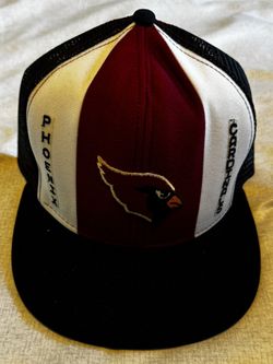 Phoenix Cardinals NFL AJD Lucky Stripes Mesh Snap Trucker Hat Cap Vintage