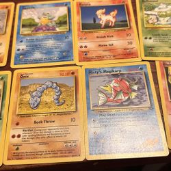 Old Vintage Pokémon Cards 8 Pack RARE Comes With Extra Card