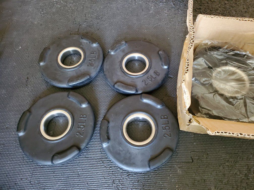 2.5lb Rubber Weight Plates