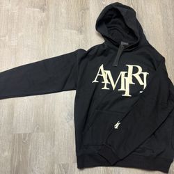 Amiri Black & White Hoodie 
