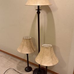 Bedroom Lamp Set Of Three