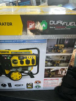 Champion dual fuel generator
