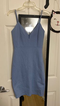 Brand new Fashion Nova Size L blue dress New Years