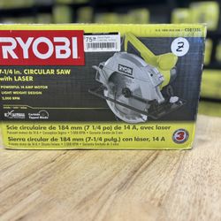 14 Amp 7-1/4 in. Circular Saw with Laser