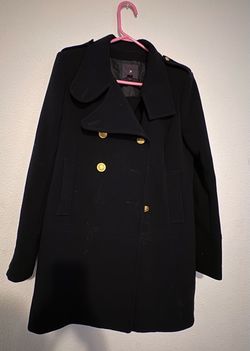 Button up Peacoat