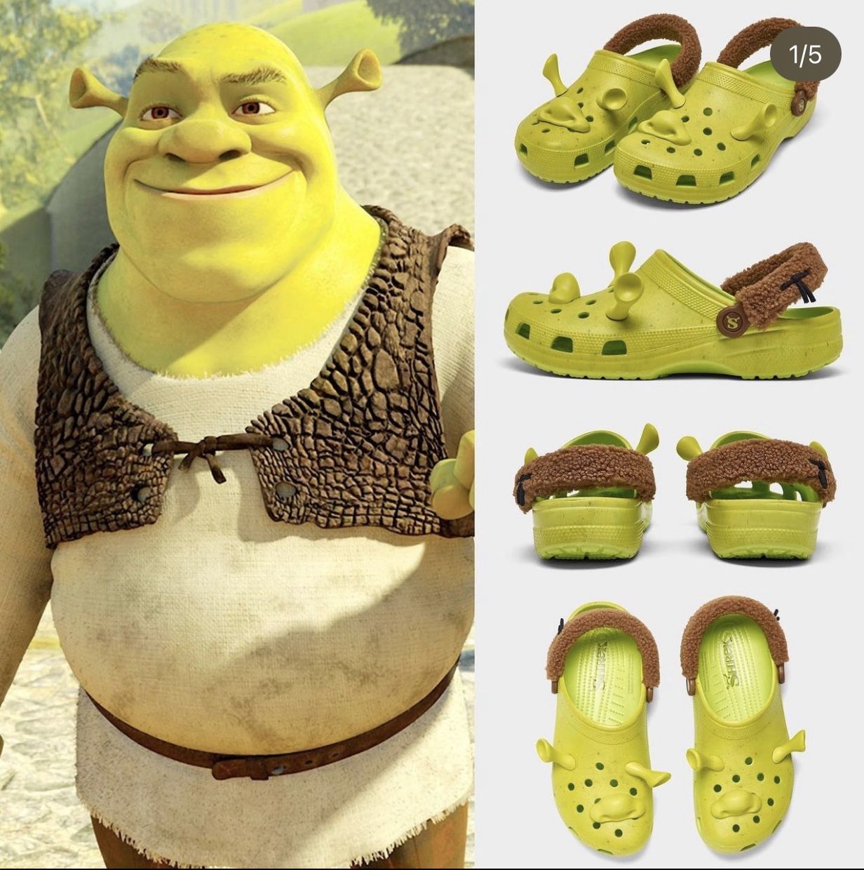 Shrek Crocs Unreleased 