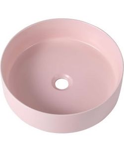 New 15.7" Round ceramic Vessel Sink Bathroom Above Counter Art Basin Wash Bowl Countertop Bowl Sink