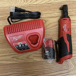 Like New! Milwaukee M12 3/8” Cordless Ratchet Kit – Pristine Condition (Open Box)