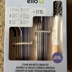 Ello Straw And Brush Set