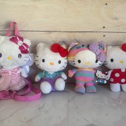 Assortment of Hello Kitty Plushies (Varying Prices)