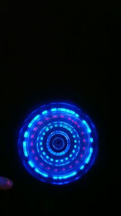 New Transparent multi-light led fidget spinners