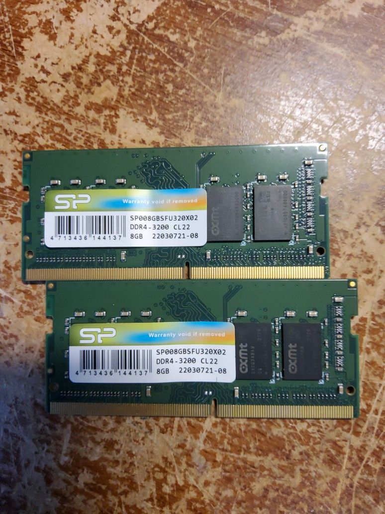 Silicone Power 2x4GB DDR4 3200 SO-DIMMS