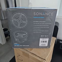 3 Sonance MAG6R in Ceiling Speakers  (White)