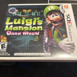 Luigi Mansion, Dark Moon Nintendo, 3Ds