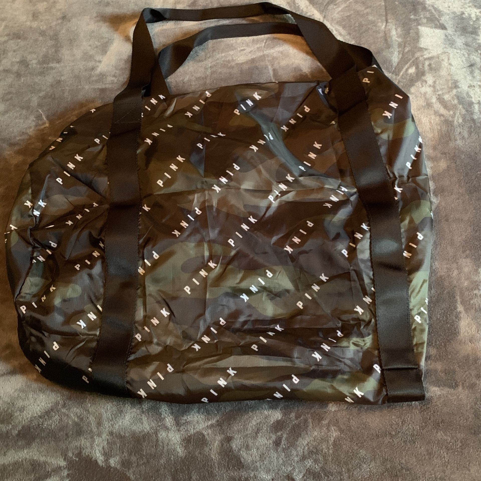 Pink Camouflage Duffle Bag