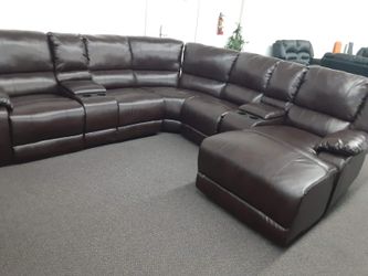 New brown Reclining Sectional Sofa