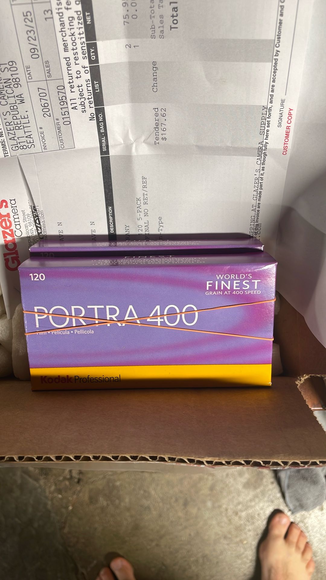 Portra 400 120 5 Pack X 2