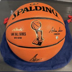Stephen Curry Autographed Spalding NBA Finals Logo Basketball (limited edition)