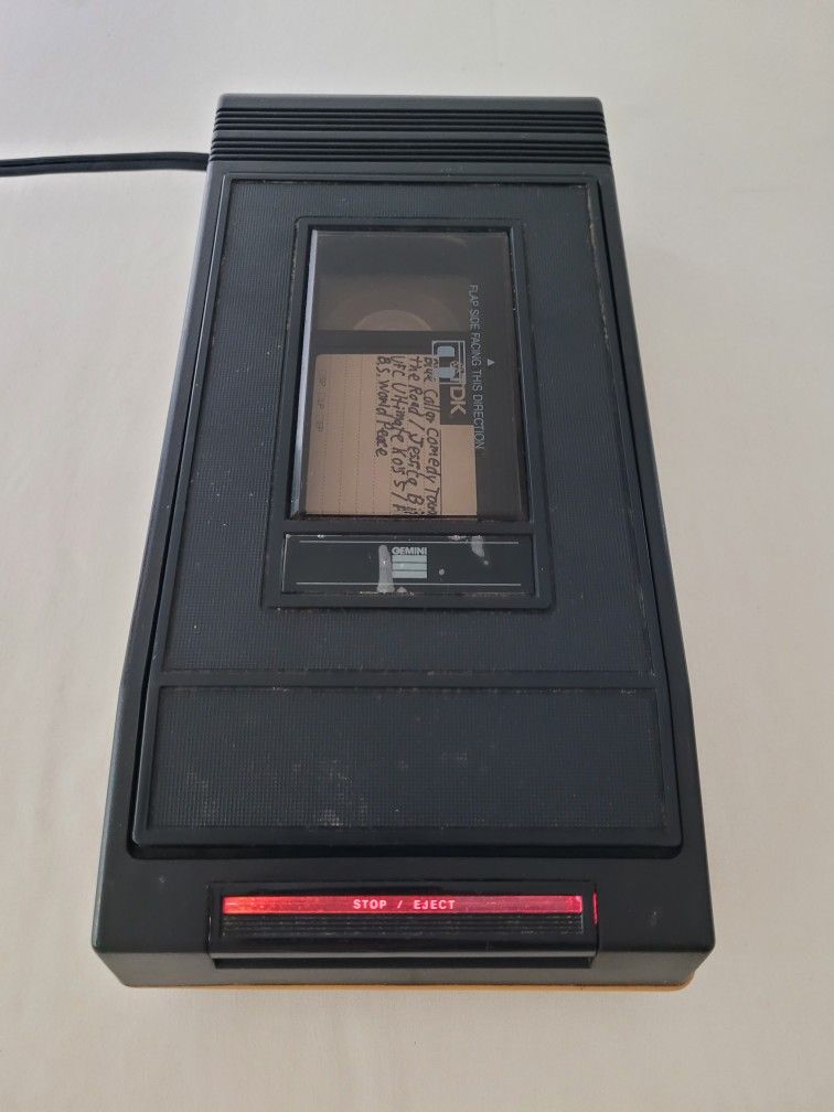 Vintage Gemini Video Equipment VHS Cassette Tape Rewinder RW1300 *Tested*