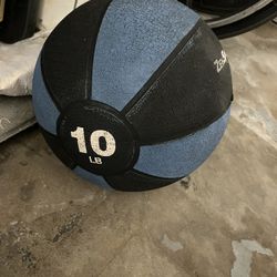 10lb Rubber Medicine Ball