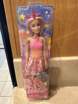 Unicorn Barbie With Pink Hair - New