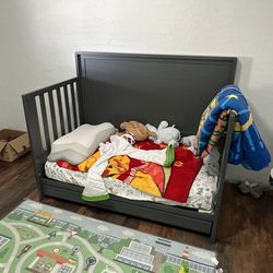 Crib and changing table dresser yes all pieces are complete