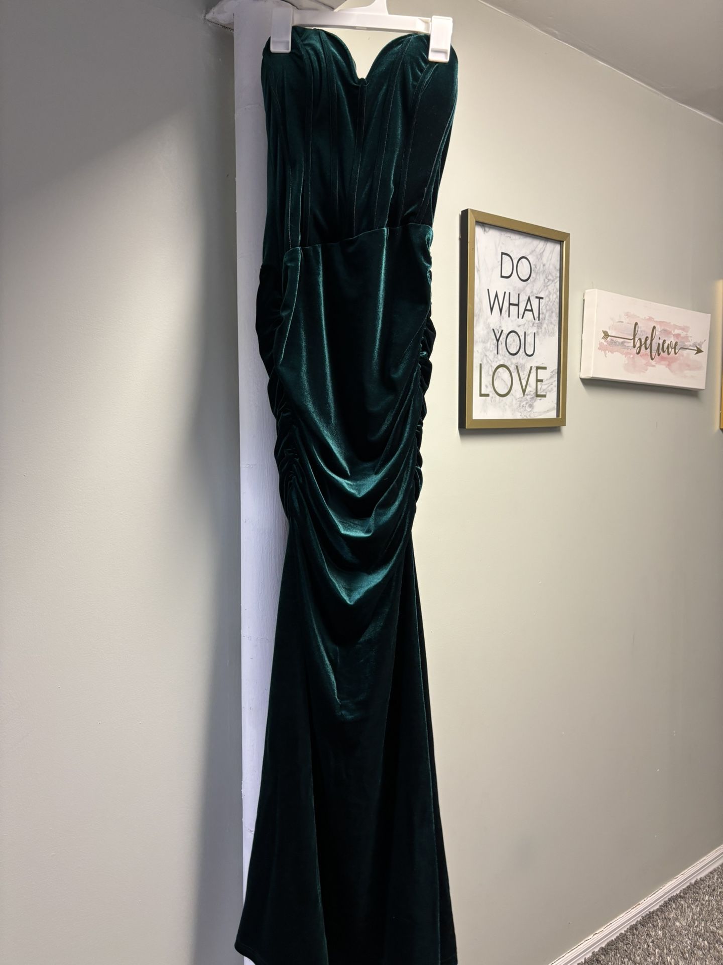 Emerald Green Dress