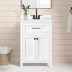 Brand new in box bathroom vanity with sink 24”
