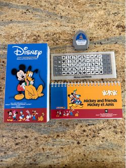 Disney Cricut Cartridge – Mickey & Friends Complete w/ Box & Handbook