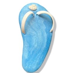 Fimo Clay Flip Flop Pin 2”